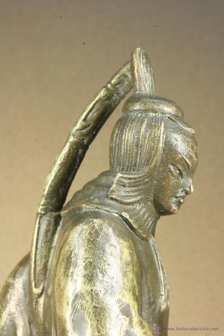 Arte: Samurai. Bronce. Japon&eacute;s. - Foto 7
