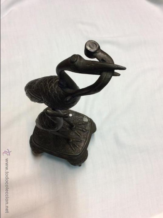 Arte: GRULLAS. BRONCE ORIENTAL. - Foto 9
