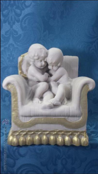 Arte: PAREJA DE NI&Ntilde;OS EN SOF&Aacute;S - Foto 1