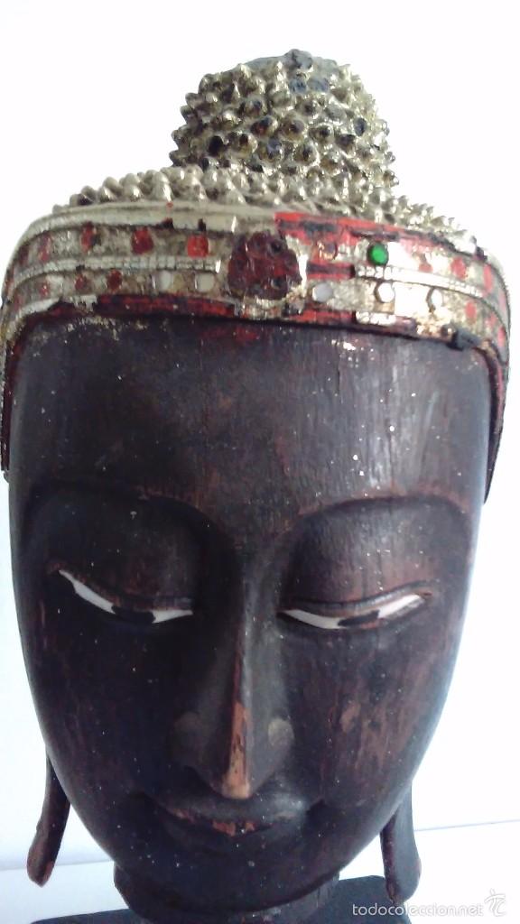 Arte: Cabeza de Buda antigua - Foto 5