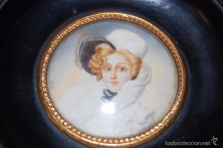 Arte: MINIATURA SOBRE PLACA DE 1920 - Foto 1