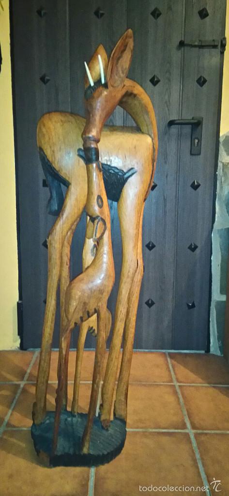 Arte: TALLA DE MADERA MACIZA - Foto 1