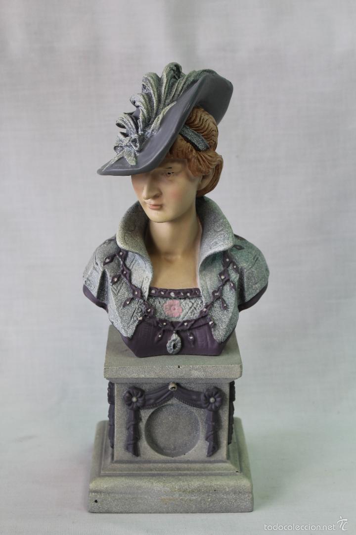 Arte: busto dama en resina - Foto 1