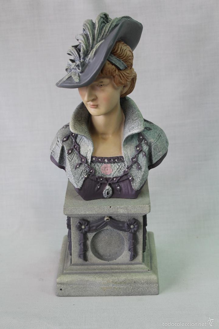 Arte: busto dama en resina - Foto 3
