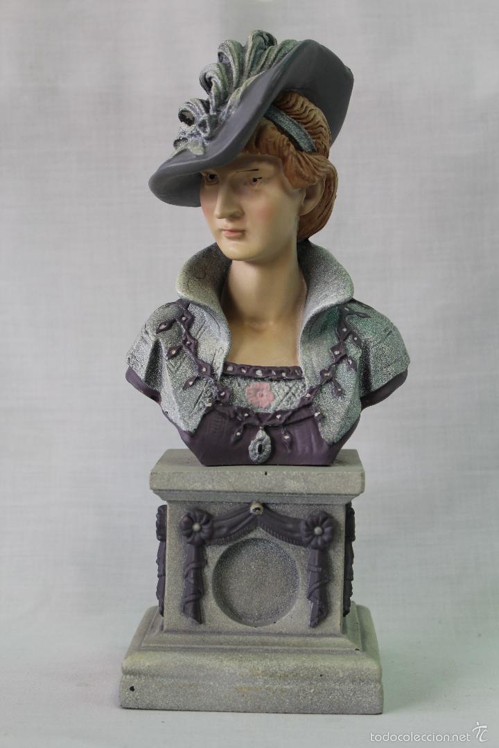 Arte: busto dama en resina - Foto 4