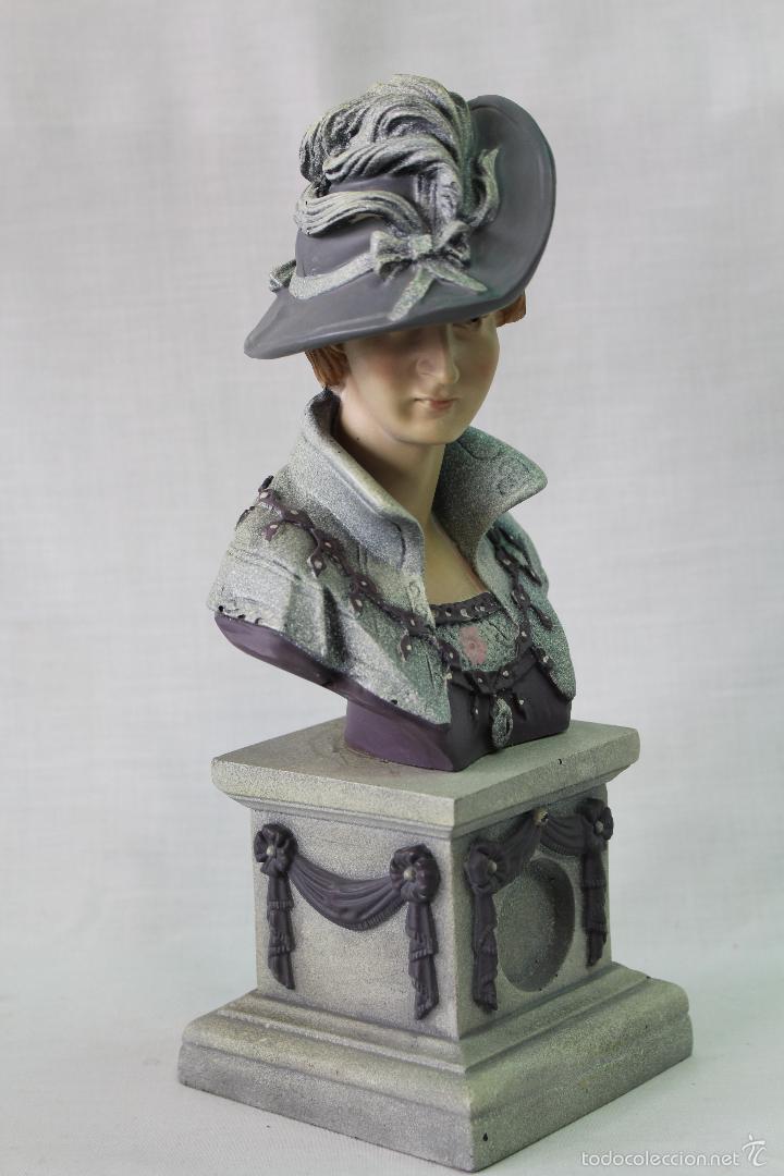 Arte: busto dama en resina - Foto 5