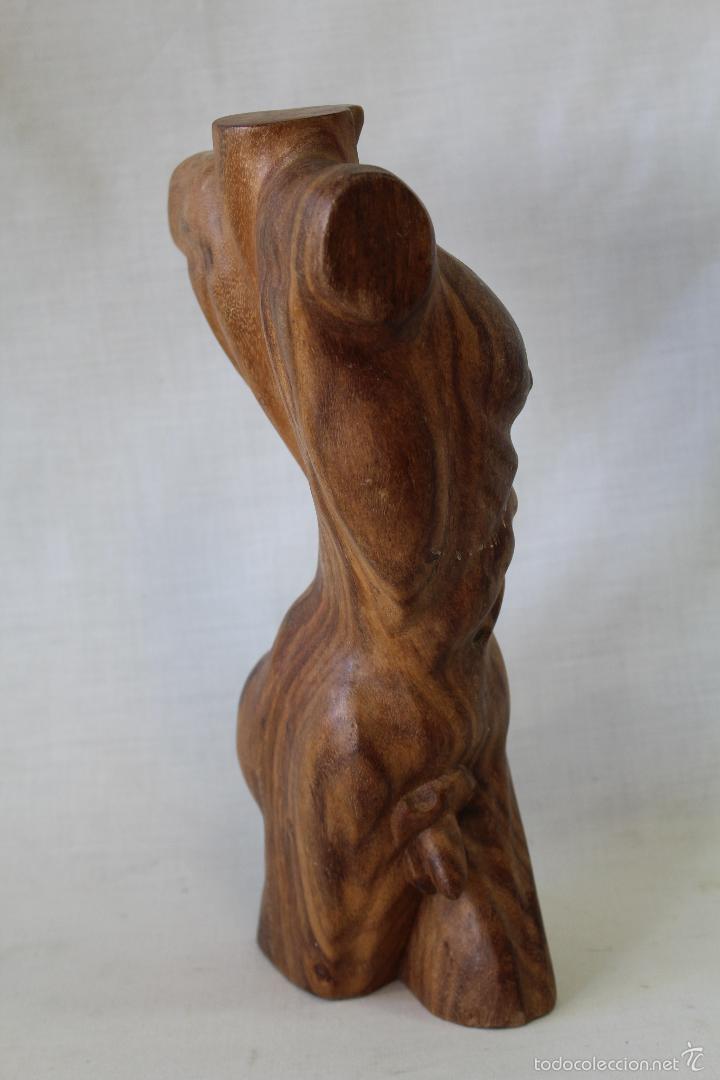 Arte: torso en madera tallada - Foto 7