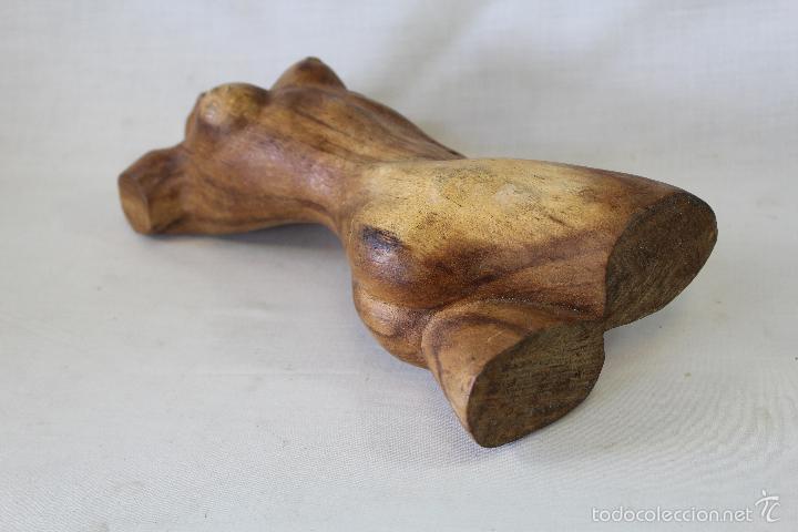 Arte: torso en madera tallada - Foto 4