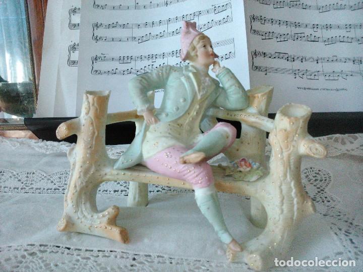Arte: Biscuit caballero sentado - Foto 2