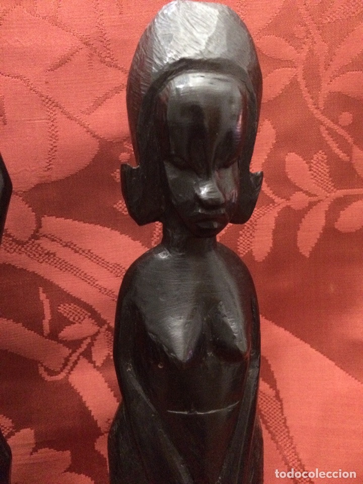 Arte: Figuras africana de madera - Foto 2