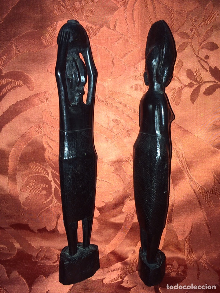 Arte: Figuras africana de madera - Foto 4