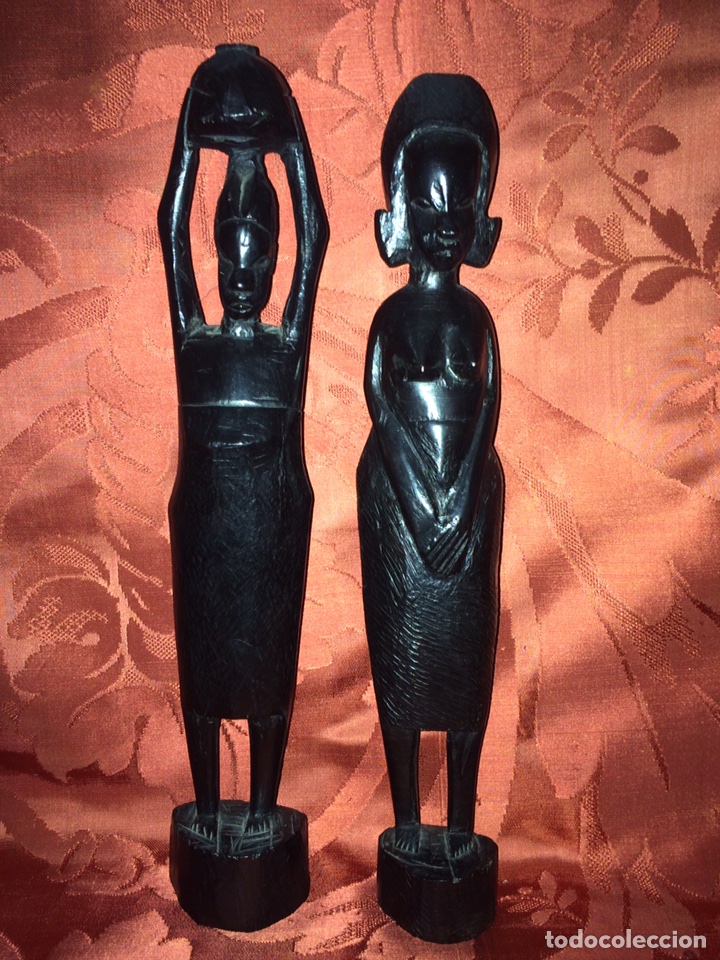 Arte: Figuras africana de madera - Foto 5