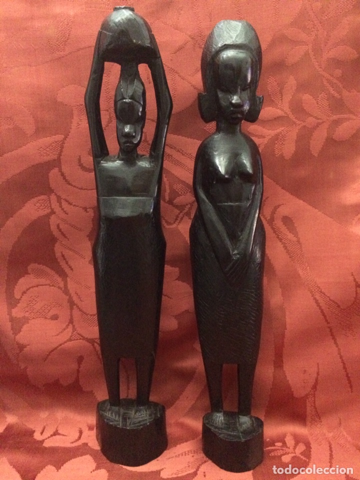 Arte: Figuras africana de madera - Foto 6