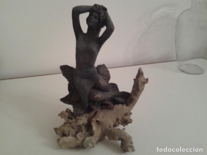 Arte: Escultura mujer metal fundido - Foto 2 - 78302577