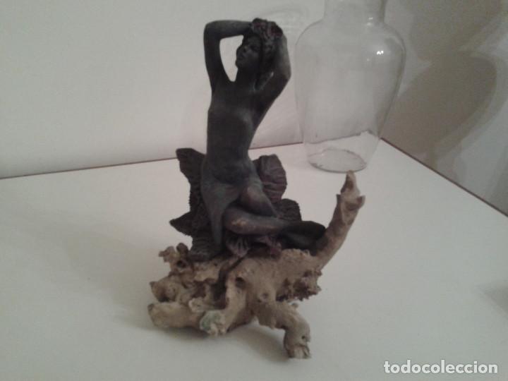 Arte: Escultura mujer metal fundido - Foto 4 - 78302577
