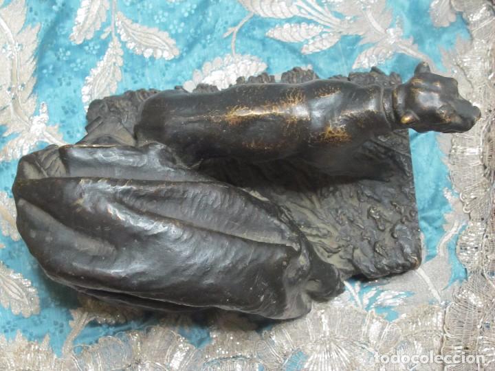 Arte: ESCULTURA EN BRONCE. PERRO - Foto 2