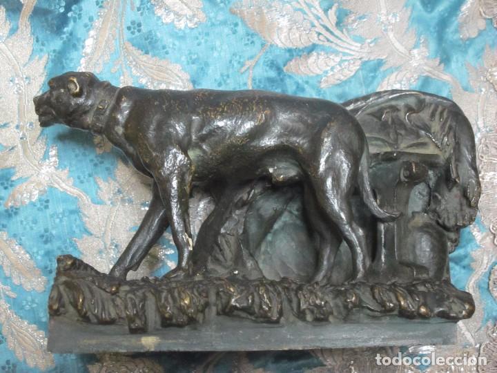 Arte: ESCULTURA EN BRONCE. PERRO - Foto 4