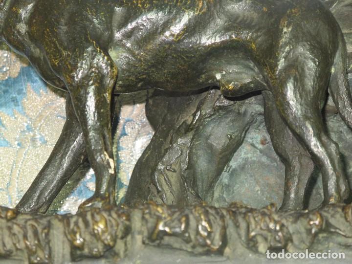 Arte: ESCULTURA EN BRONCE. PERRO - Foto 6