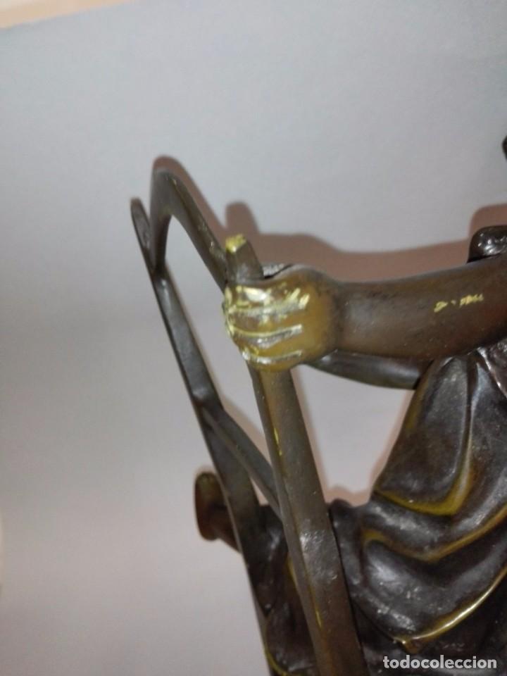 Arte: FIGURA NI&Ntilde;A, BRONCE - Foto 5
