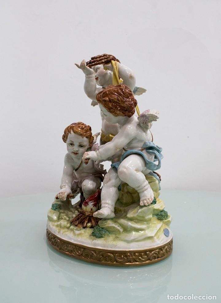 Arte: Porcelana Algora- La Fogata - Foto 2