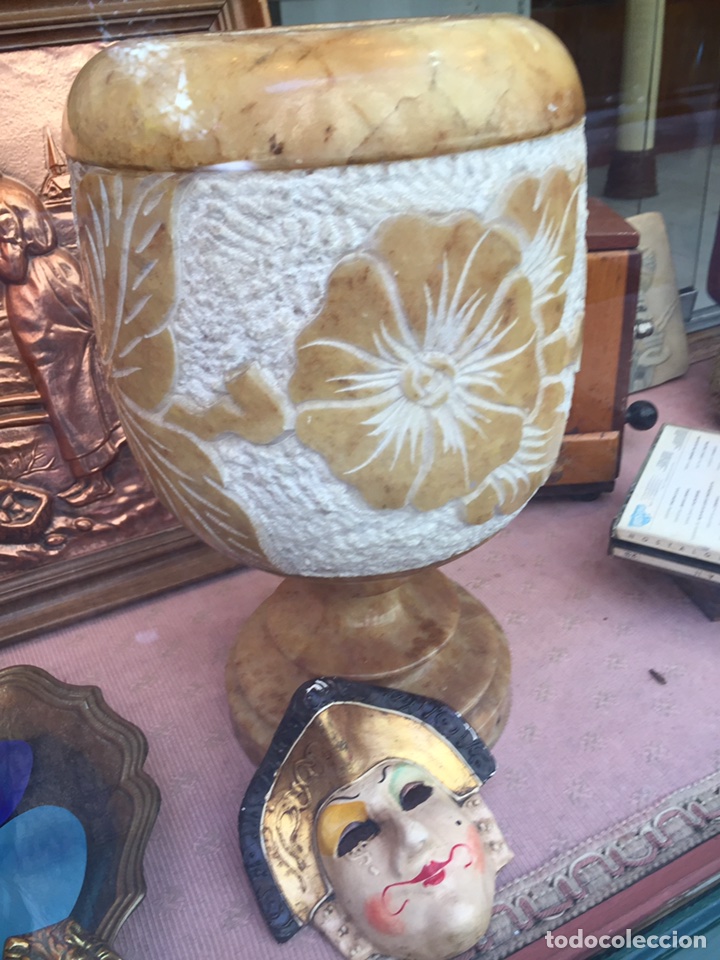 Arte: Alabastro tallado con forma de copa - Foto 2
