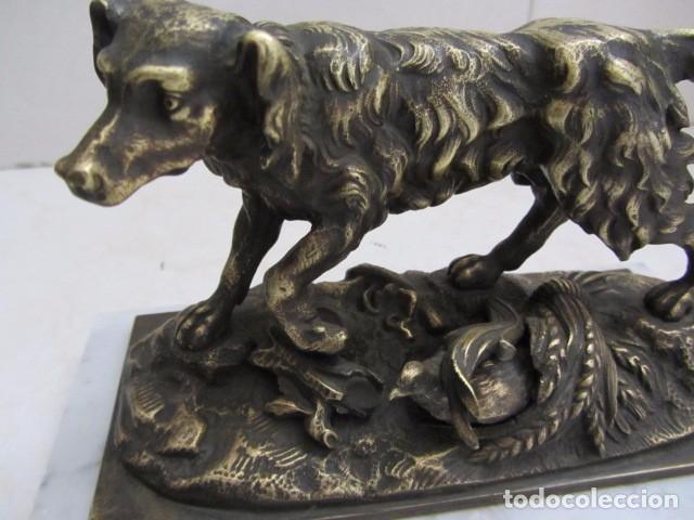 Arte: ESCULTURA SETER BRONCE - Foto 2