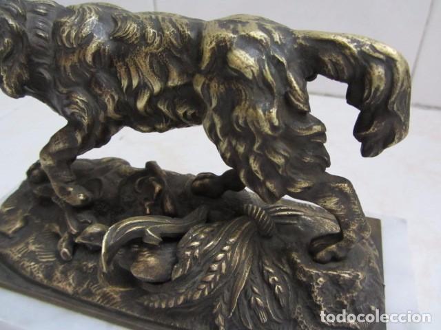 Arte: ESCULTURA SETER BRONCE - Foto 3