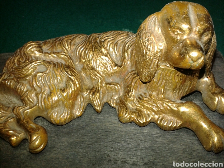 Arte: FIGURA BRONCE PERRO LABRADOR - Foto 2