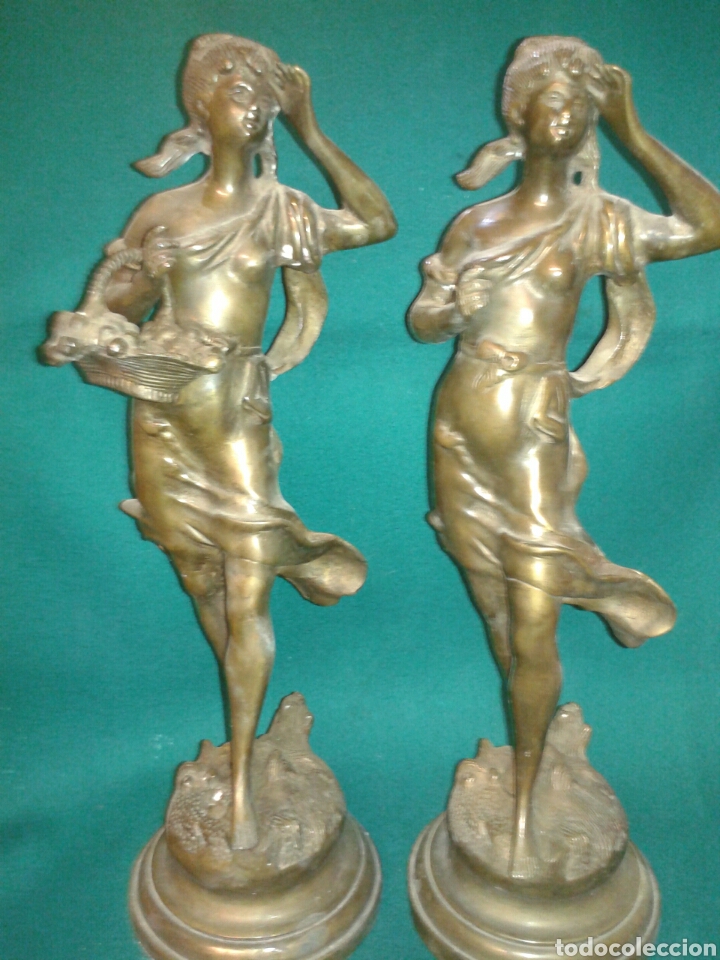 Arte: FIGURA BRONCE MUJER - Foto 1