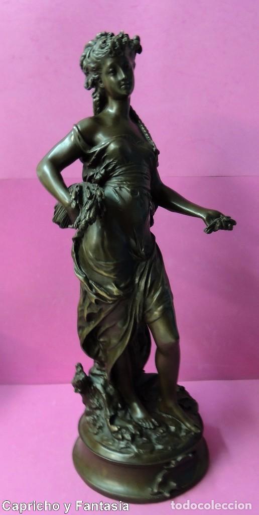 Arte: Diosa Cibeles en bronce n&ordm; 2060 - Foto 6