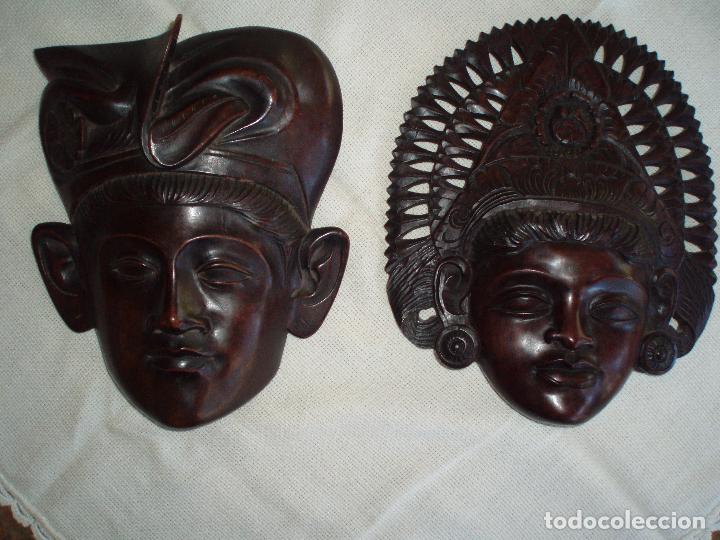Arte: Mascaras BALI en teka - Foto 2