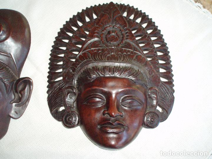 Arte: Mascaras BALI en teka - Foto 3