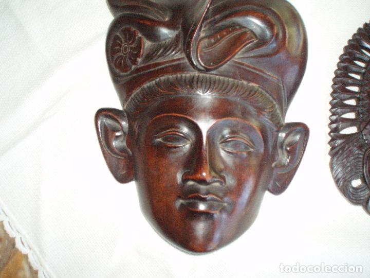Arte: Mascaras BALI en teka - Foto 4