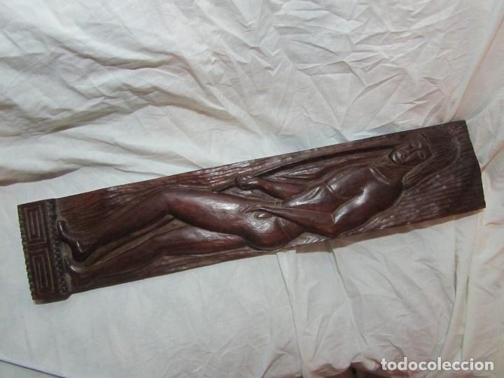 Arte: Relieve tallado en madera tabla - Foto 6