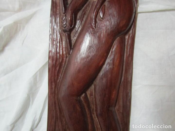 Arte: Relieve tallado en madera tabla - Foto 9