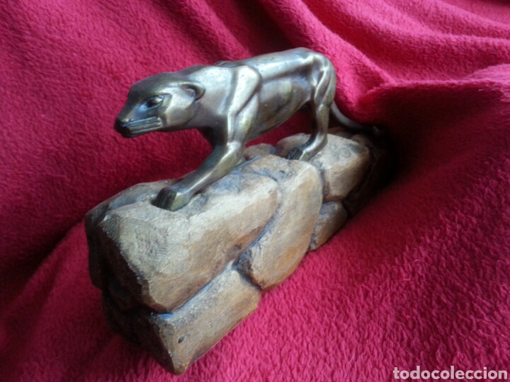 Arte: BRONCE PANTERA VINTAGE - Foto 1