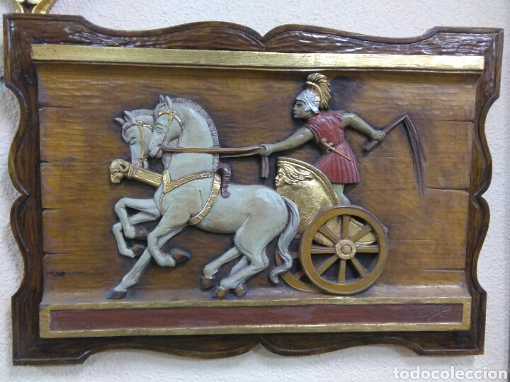 Arte: Relieve de madera firmado - Foto 1