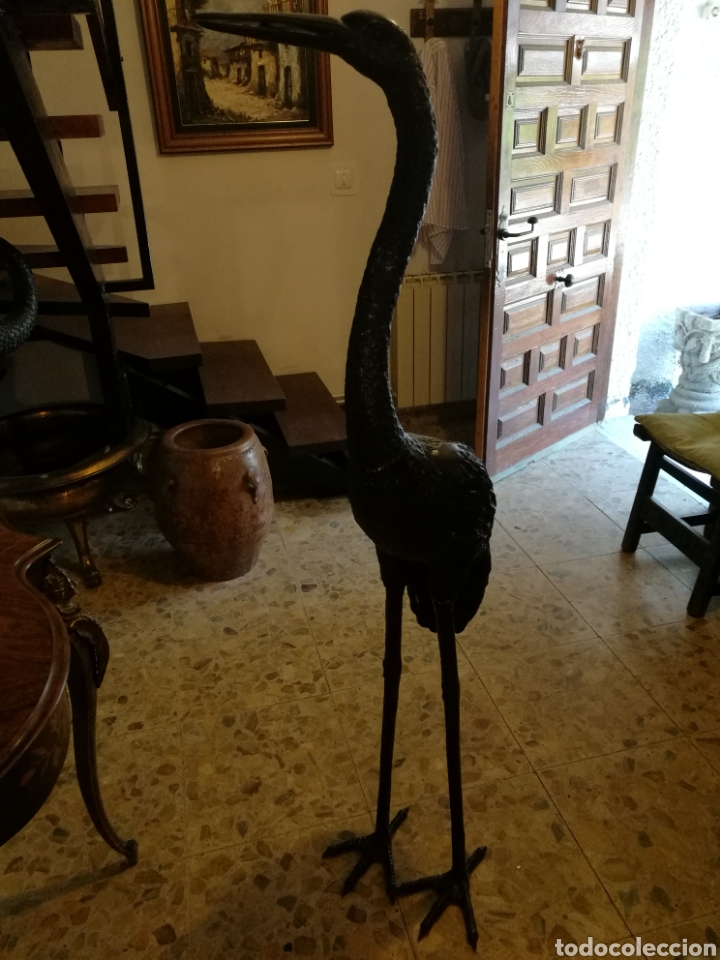 Arte: Pareja de garzas de bronce - Foto 4