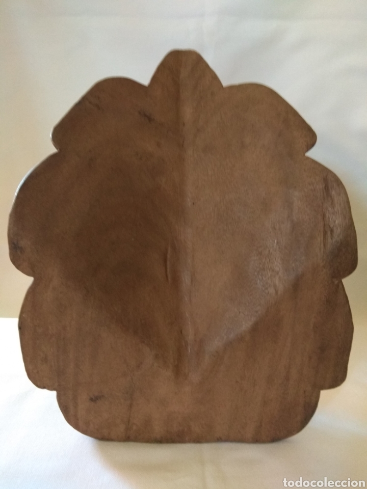 Arte: Talla de madera rostro indio - Foto 8