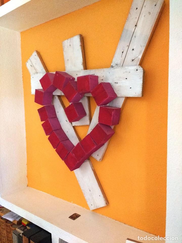 Arte: Cuadro escultura coraz&oacute;n - Foto 5