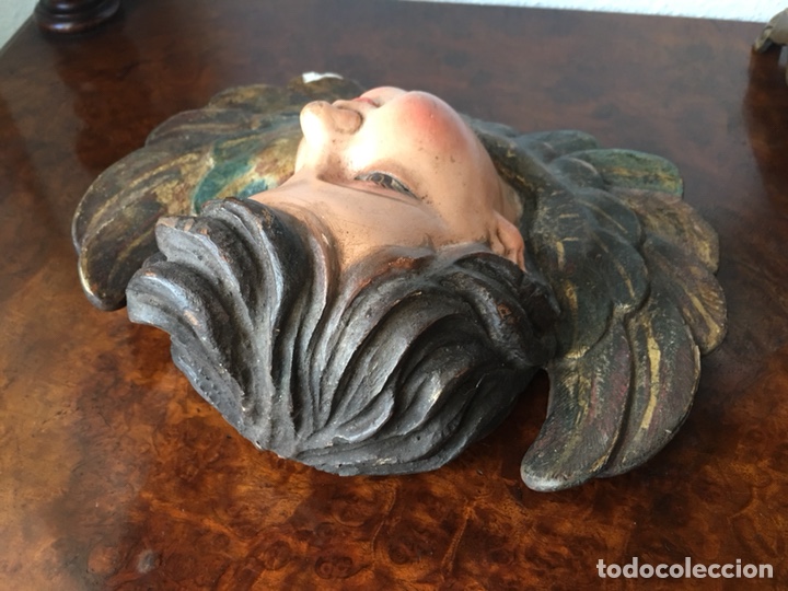 Arte: Querub&iacute;n de madera - Foto 3