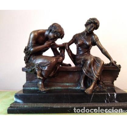 Art: Antig&uuml;a Escultura de bronce CLODION