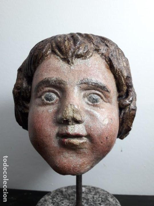 Arte: Cabeza piedra g&oacute;tica. - Foto 2