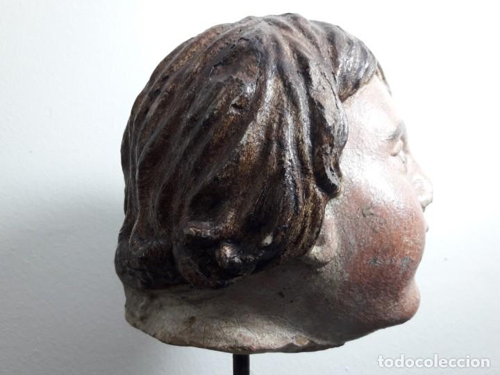 Arte: Cabeza piedra g&oacute;tica. - Foto 3