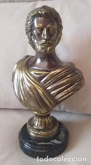 Arte: Busto de bronce macizo - Foto 1