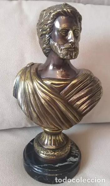 Arte: Busto de bronce macizo - Foto 3