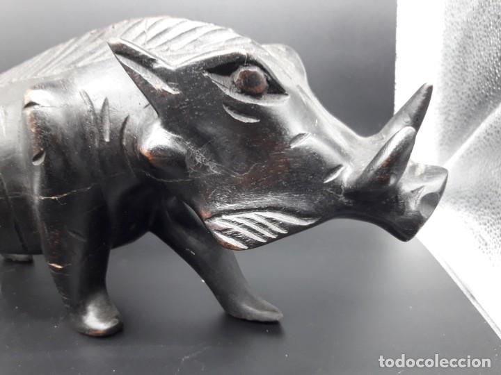 Arte: Jabali tallado madera - Foto 2