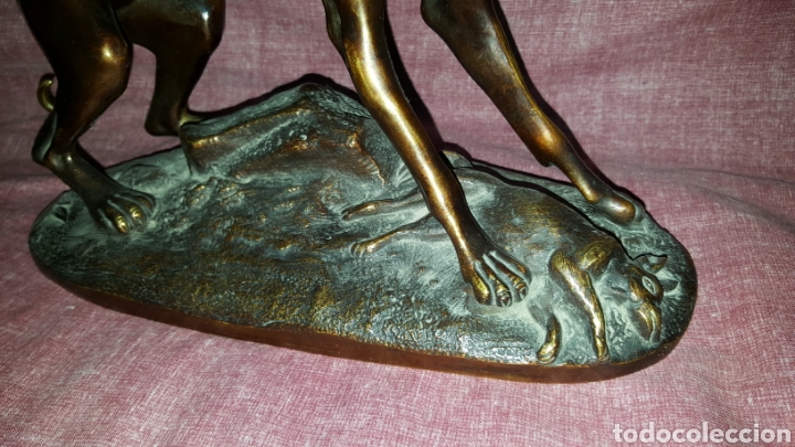 Arte: GALGO CON LIEBRE, DE BRONCE - Foto 8