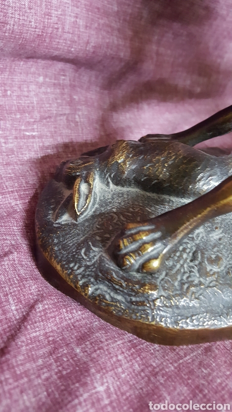 Arte: GALGO CON LIEBRE, DE BRONCE - Foto 12