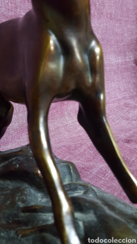 Arte: GALGO CON LIEBRE, DE BRONCE - Foto 13
